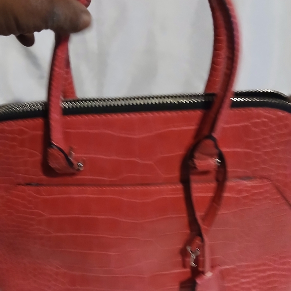 ZARA Tote Bag - Hot PNK hand handles /crossbody straps - Picture 2 of 12